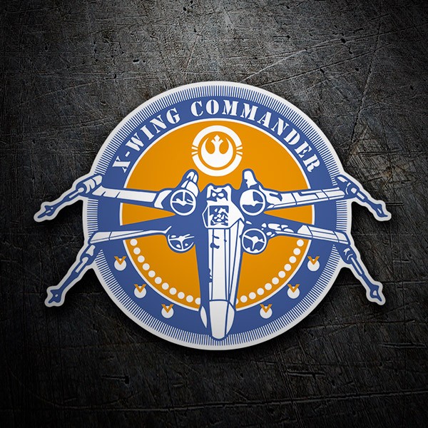 Car & Motorbike Stickers: X-Wing Commander