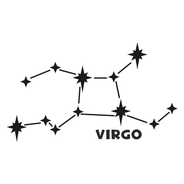 Wall Stickers: Virgo Constellation