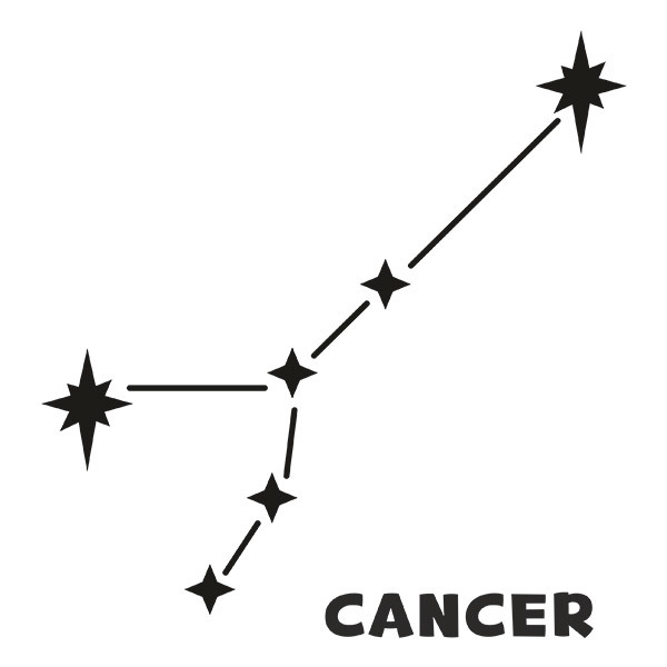 Wall Stickers: Constellation Cancer