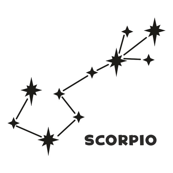 Wall Stickers: Scorpio Constellation