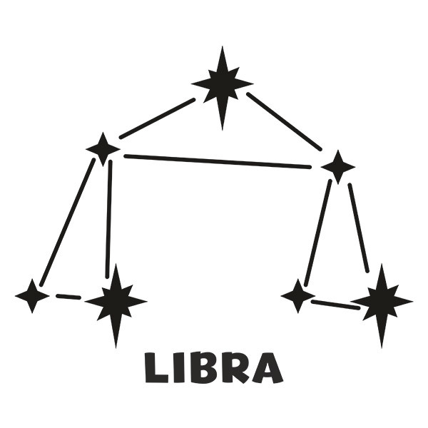 Wall Stickers: Libra Constellation