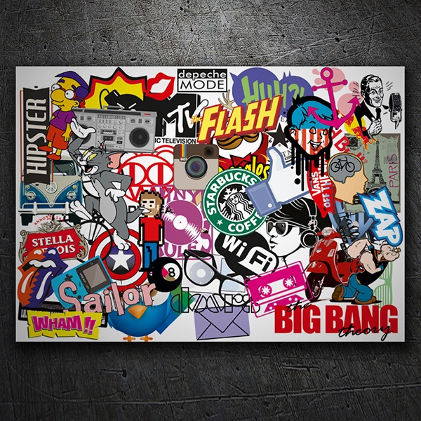 Car & Motorbike Stickers: Sticker Bomb Tv Series