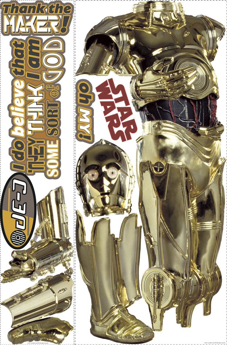 Wall Decal Life-size C3PO | Star Wars