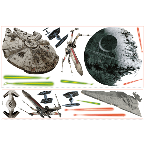 Wall Stickers: Star Wars Classic Ships