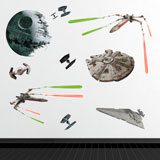 Wall Stickers: Star Wars Classic Ships 3