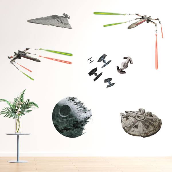 Wall Stickers: Star Wars Classic Ships