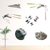 Wall Stickers: Star Wars Classic Ships 4