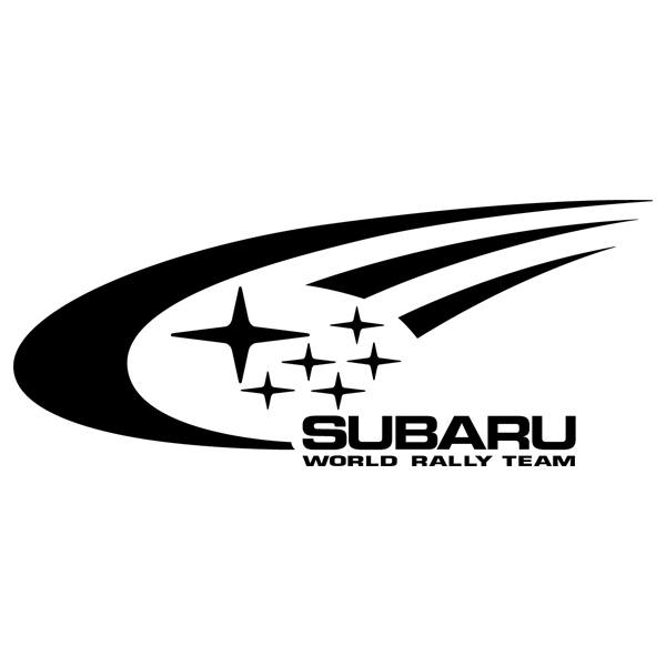 Car & Motorbike Stickers: Subaru Rally