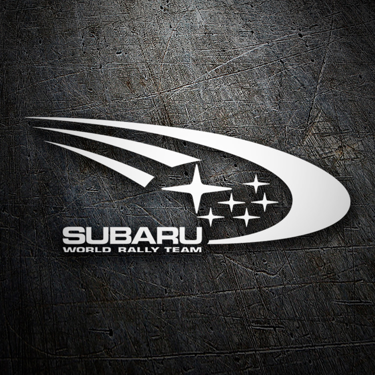 Car & Motorbike Stickers: Subaru World Rally Team Logo