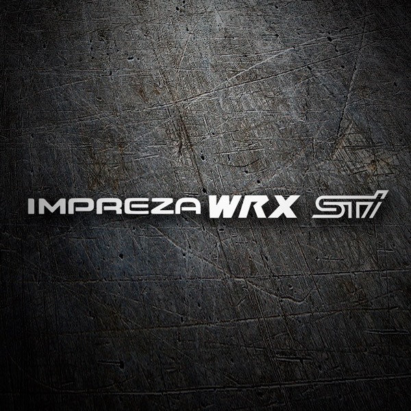 Car & Motorbike Stickers: Impreza WRX STI