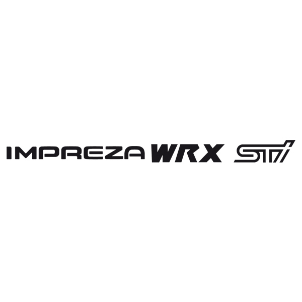 Car & Motorbike Stickers: Impreza WRX STI