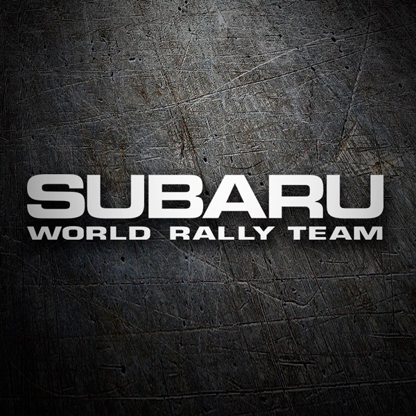Car & Motorbike Stickers: Subaru World Rally Team