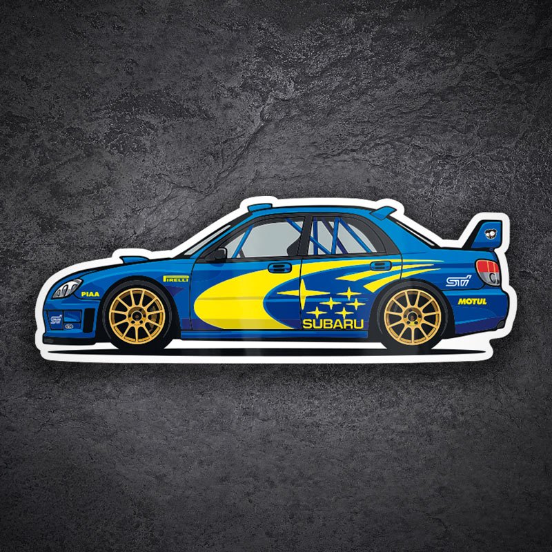Car & Motorbike Stickers: Subaru Impreza WRC
