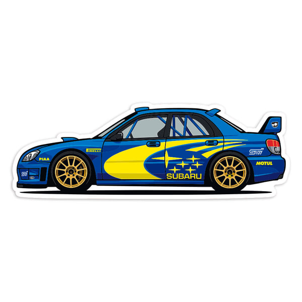 Car & Motorbike Stickers: Subaru Impreza WRC