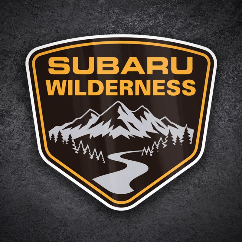 Car & Motorbike Stickers: Subaru Wilderness Mountain