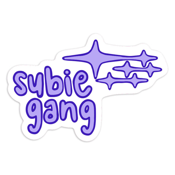 Car & Motorbike Stickers: Cute Style Subie Gang
