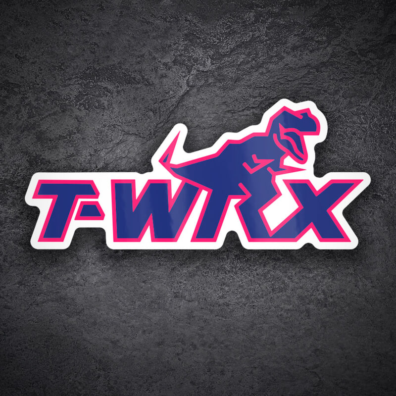 Car & Motorbike Stickers: T-WRX Dino Subaru T-Rex