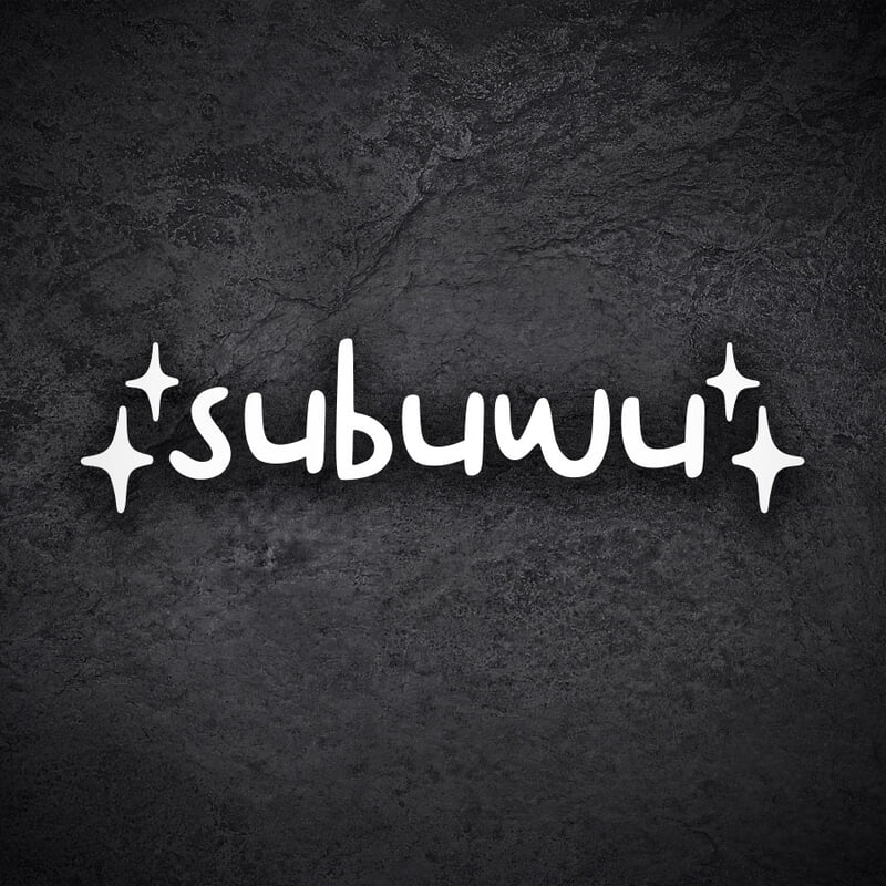 Car & Motorbike Stickers: Subuwu Subaru Fan