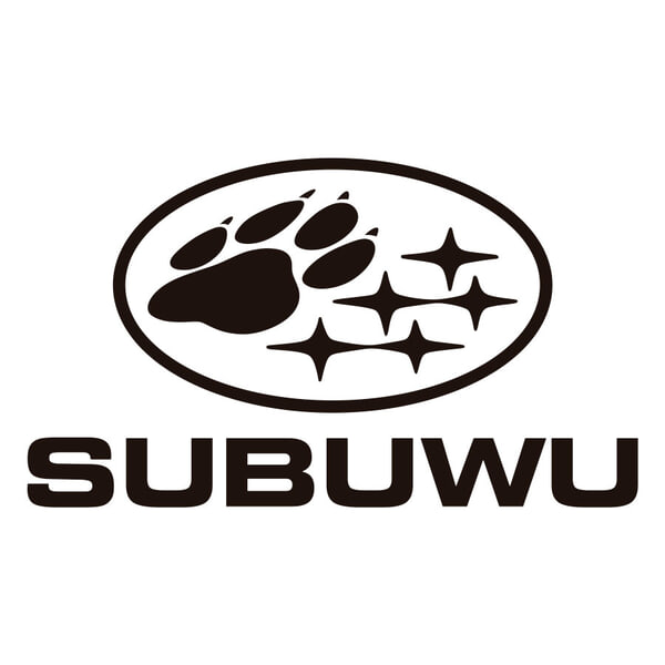 Car & Motorbike Stickers: Subuwu Subaru Paws