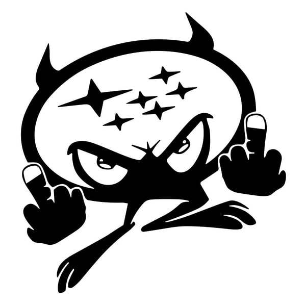 Car & Motorbike Stickers: Subie Devil Bad Boy