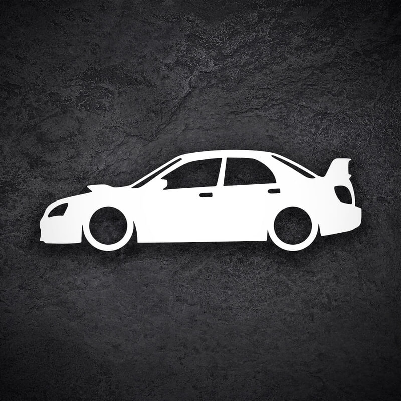 Car & Motorbike Stickers: Subaru Impreza WRX STI Silhouette