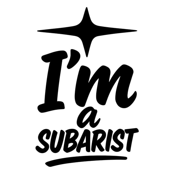 Car & Motorbike Stickers: Im a Subarist - Subaru Fans
