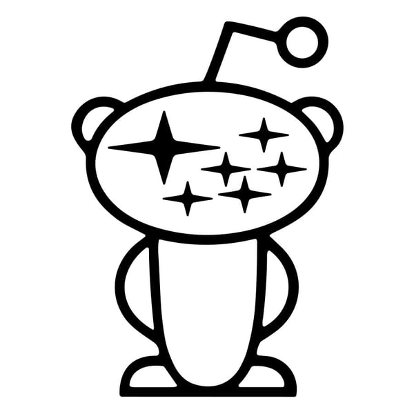 Car & Motorbike Stickers: Subaru Snoo Reddit para Subaristas
