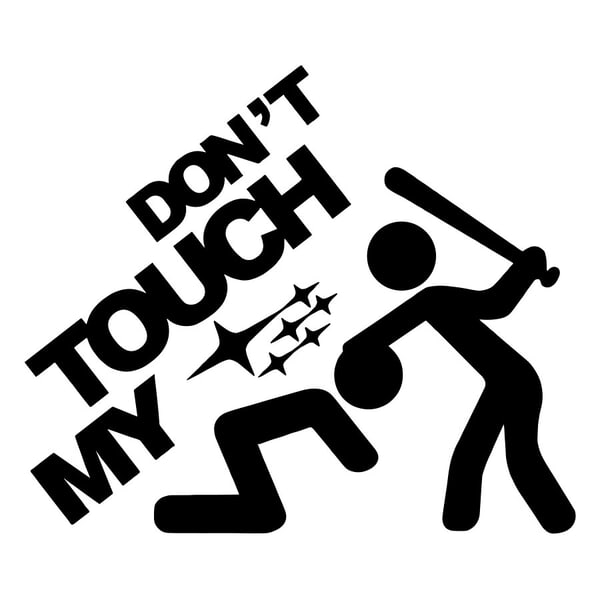 Car & Motorbike Stickers: Dont Touch My Subaru