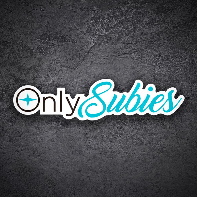 Car & Motorbike Stickers: Only Subies