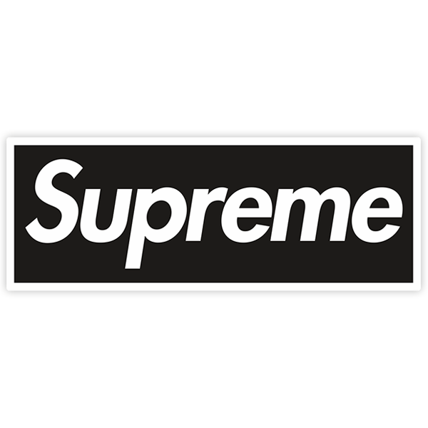 Car & Motorbike Stickers: Supreme