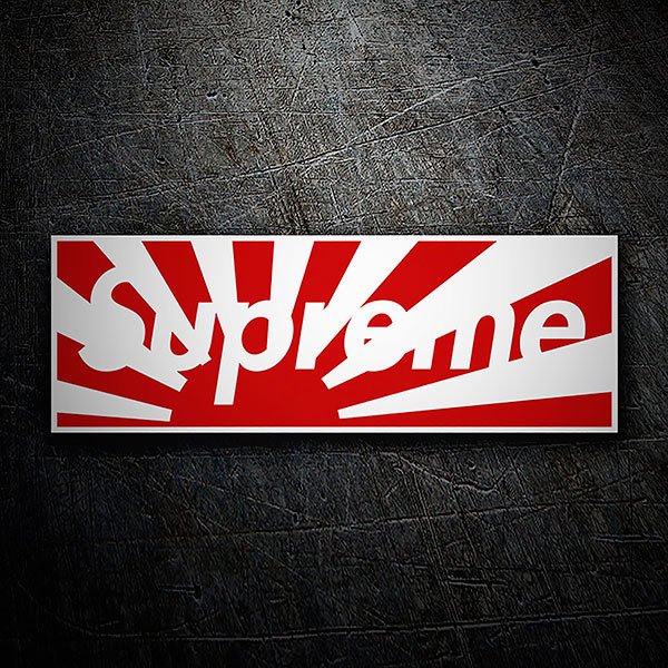Sticker Supreme Japanese Flag Muraldecal Com