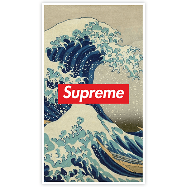 Car & Motorbike Stickers: Supreme Great Wave