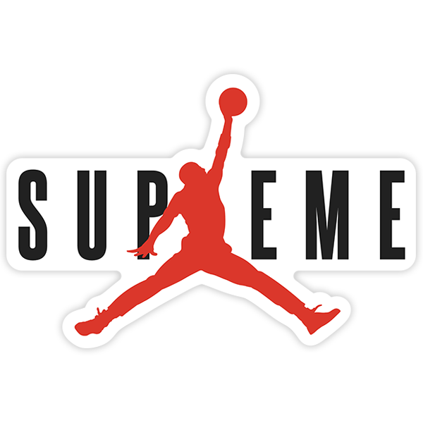 Car & Motorbike Stickers: Supreme Jumpman Logo