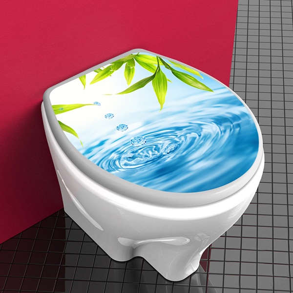 Wall Stickers: Top wc drops of water