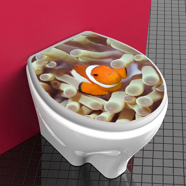 Wall Stickers: Top WC clownfish 