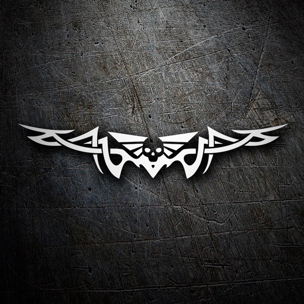 Car & Motorbike Stickers: Tribal Skull with Wings