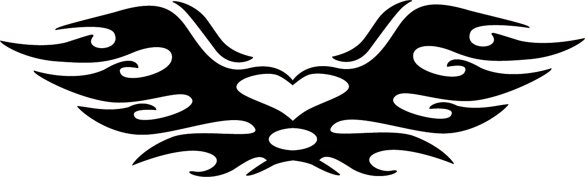 Car & Motorbike Stickers: Tribal Flames