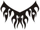 Car & Motorbike Stickers: Tribal Flames