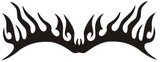 Car & Motorbike Stickers: Tribal Flames