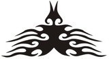 Car & Motorbike Stickers: Tribal Flames