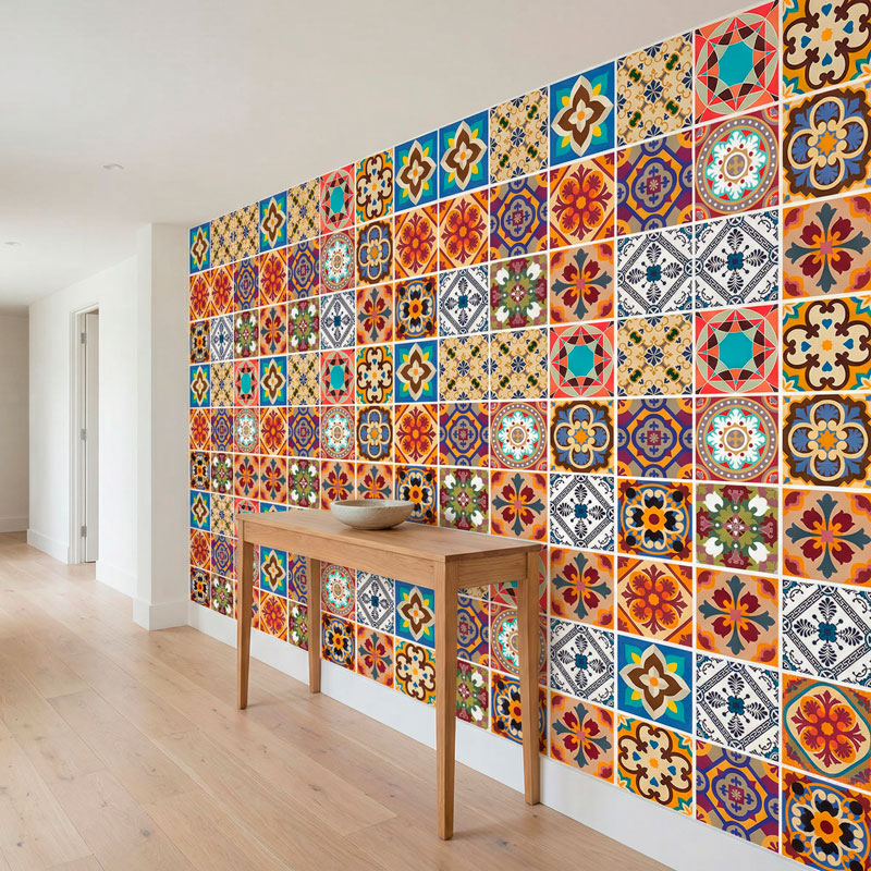 Kit 48 Tile stickers Talavera 5
