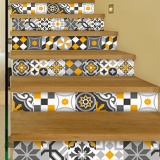 Wall Stickers: Kit 48 tile sheets ornamental 3