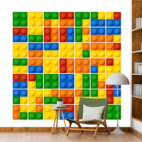 Kit 49 wall Tile stickers Lego