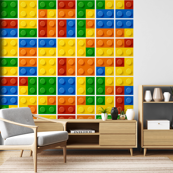 Wall Stickers: Kit 49 bathroom tile Lego