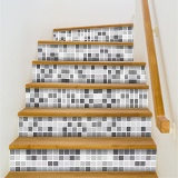 Wall Stickers: Kit 48 wall Tile stickers grey mosaic 3