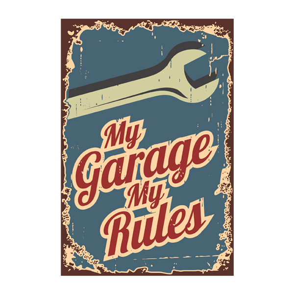 Wall Stickers: My Garage my Rules