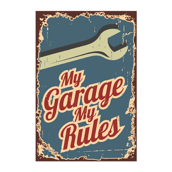 Wall Stickers: My Garage my Rules