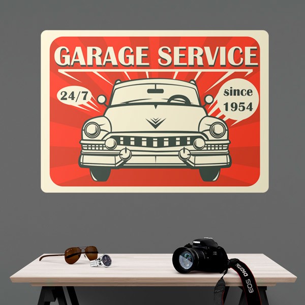 Wall Stickers: Garage Service Since 1954