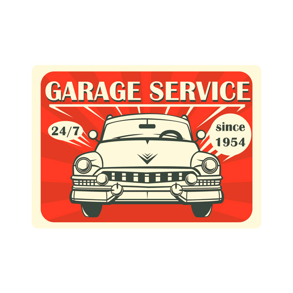 Wall Stickers: Garage Service Since 1954
