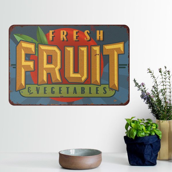 Wall Stickers: Fresh Fruit & Vegetables